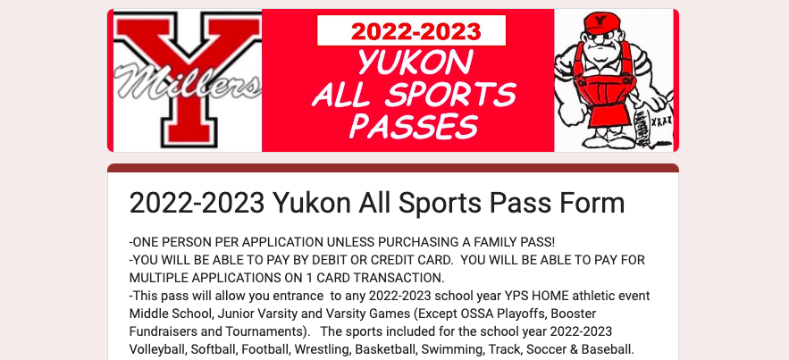 All Sports Passes still available